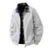 Wassup Sohot Men's Faux Layered Color-Block Bomber Jacket