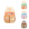 Adorable Multicolor Casual Backpack For Boys And Girls With Large Capacity For School Use