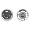 2Pcs Volume Control Knob Left and Right Rotation Button Rotatable Adjust Knob for Panamera Cayenne 911