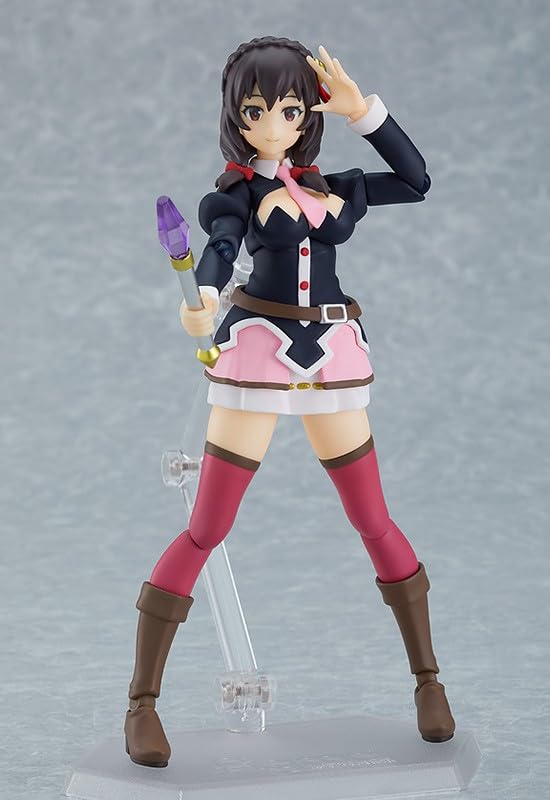 Figma požehnání této nádherné malované pohyblivé figurce Yunyun M06764 KonoSuba Boží svět! ABS&PVC bez vodního kamene