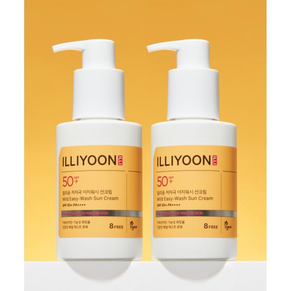Illiyoon Hypoallergenic Easy Wash Sun Cream 150ml 2 Pack none