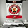 Man Utd G Wall Hanging Printed Fabric Blanket Decorative Tapestries for Bedroom Living Room Home Decor