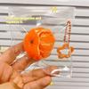 Cute Peeled Orange  Keychain 1Pcs Squeeze Stress Relief Fidget Toy for Car Key Charm Children Gift