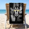 Fußball Fußballwappen Aufgedrucktes Strandtuch, Superweiche Mikrofaser, Perfektes Geschenk Geburtstag, für Pool, Strand, Reisen, für Familie und Freunde