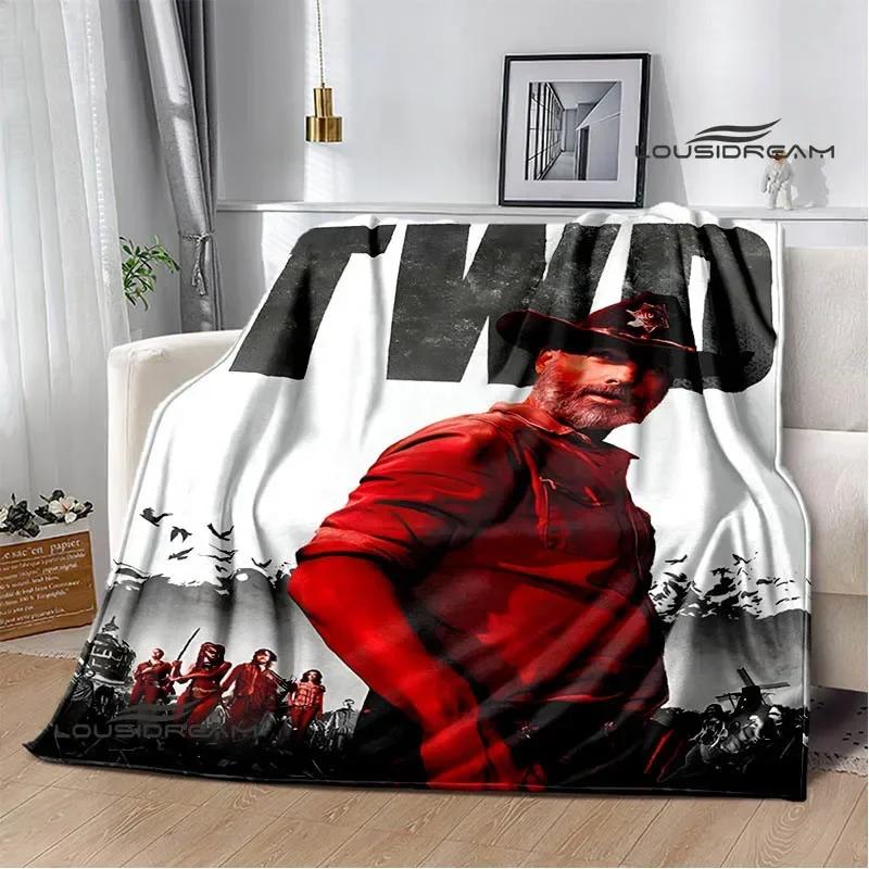 The Walking Dead printed blanket picnic blanket Warm Flannel blankets Soft and comfortable blanket bed linings Birthday Gift