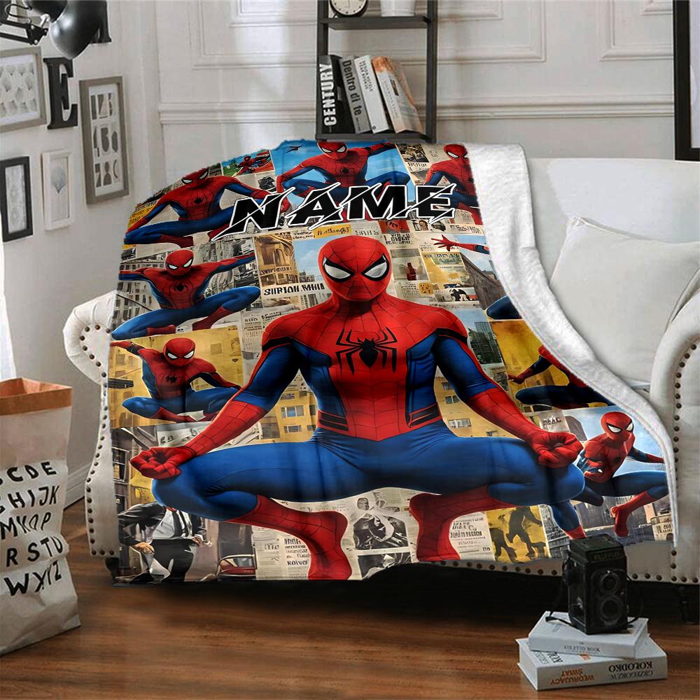Custom Name Wolverine Superhero Artwork blanket for Couch & Bed, Plush Cozy Fuzzy Blanket Super Soft & Warm Blankets for Fall and Winter. 09088