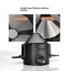 Tazza Filtro Caffè Portatile Pieghevole Riutilizzabile Dripper con Rete a Doppio Strato per Pour Over Senza Carta Filtro Viaggio Espresso