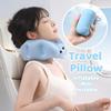 Portable U-shaped Neck Pillow Mini Comfortable Inflatable Travel Pillow Soft Lightweight Ring Neck Pillow Bag Pendant