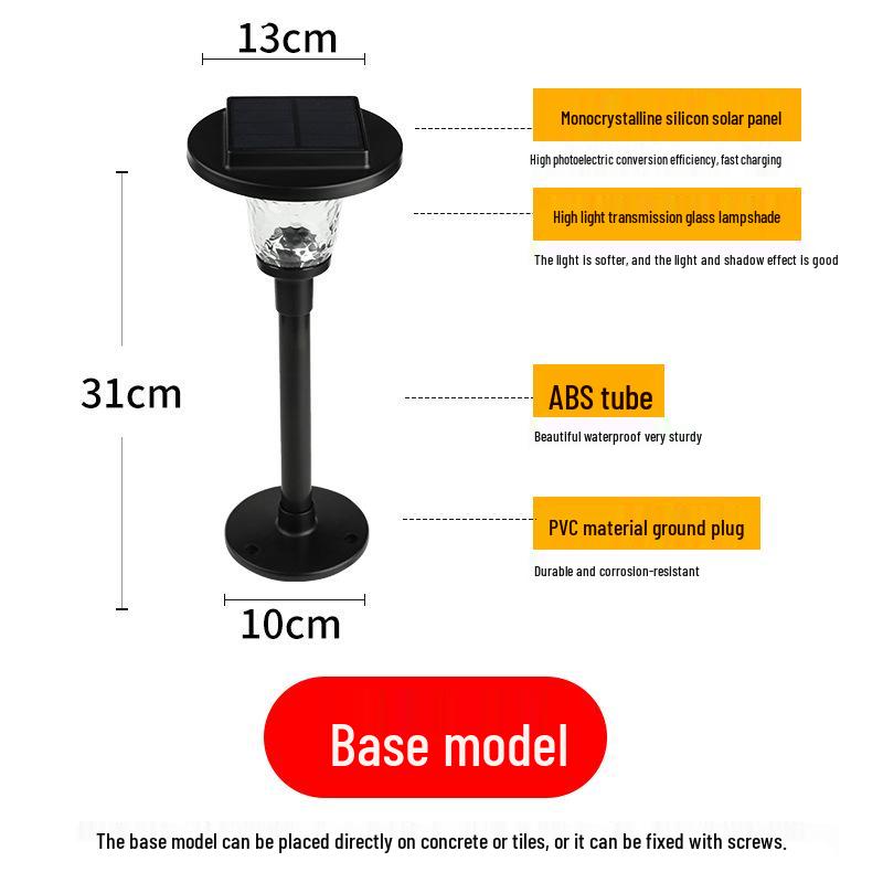 Waterproof Solar Garden Lights for Outdoor Lawn and Courtyard Decoration