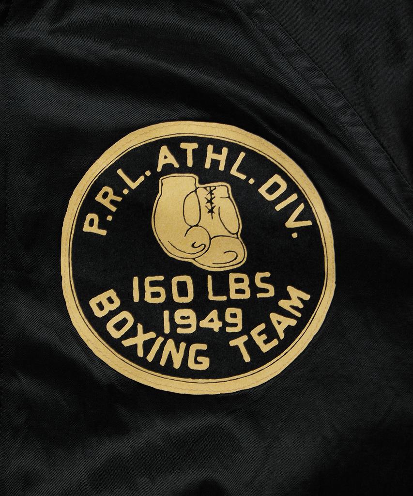 Polo Ralph Lauren [New York Boxing Club] Satin Varsity Reversible Jacket - Black