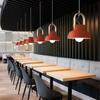 Nordic style lamps Personality creative Macaron bedroom bar cafe Modern simple three-head dining room chandelier