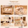 Gemütliches Plüsch-Katzen- und Hundebett: Verdickte Herbst-/Wintermatte für warmes Schlafen