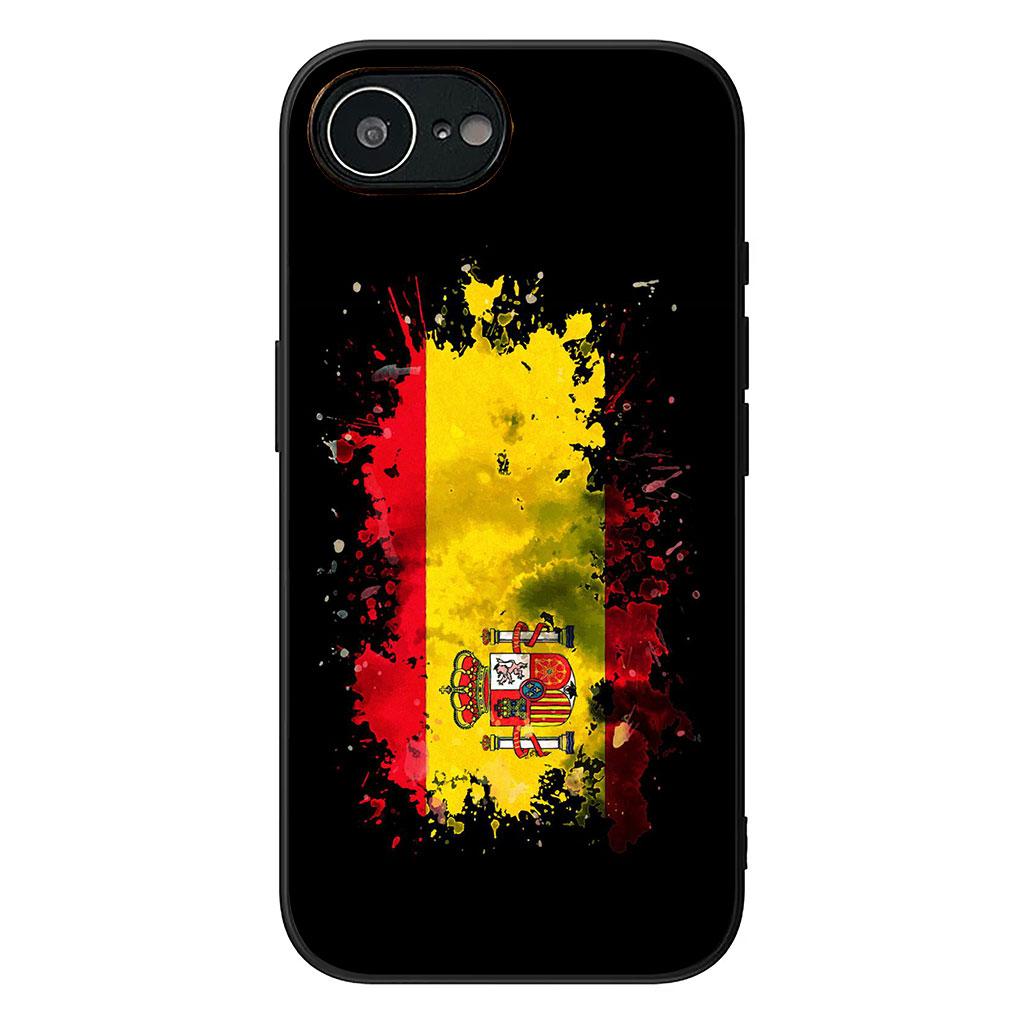 Cover for Xiaomi Redmi Note 11 15 8 9 10 Pro Plus A5 9A 9T 10A 10C 9C NFC 15C 8T Casing Phone Case Yellow Red Spain Flag