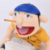 Große Jeffy Junge Handpuppe Kinder Weiche Puppe Lustige Party Requisiten Weihnachtspuppe Plüschtiere Puppe Kinder Geschenk