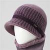 Hat Female Season Mom Grandma Rabbit Hair Thermal Basin Hat Fleece Thickened Old Lady Wool Hat