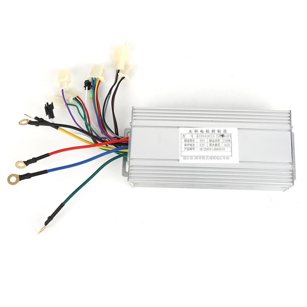 

48V 750W Aluminum Durable Brushless Controller Accessory for E Bike Electric Scooter