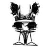 Lace Lingerie Set Feather Trim Chain Strappy 3 4 Cup Underwire Bra Panties with Garter Leg Loops for Honeymoon Black M