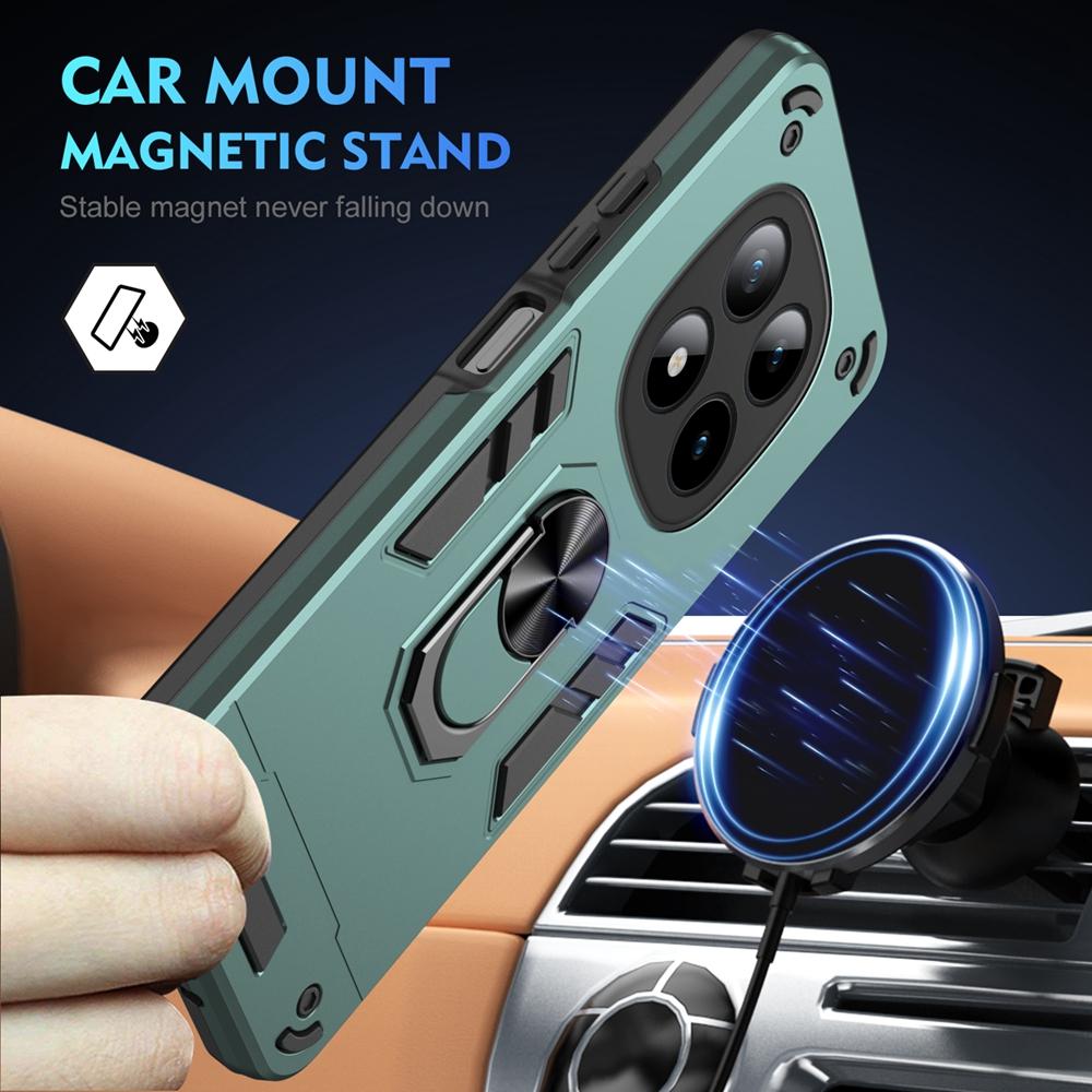 Für Xiaomi Redmi Note 15 Pro+ 5G Hülle Magnetischer Halter Ring Stoßfeste Armor Abdeckung Für Redmy Note15 Pro Plus Linsenschutz Fundas