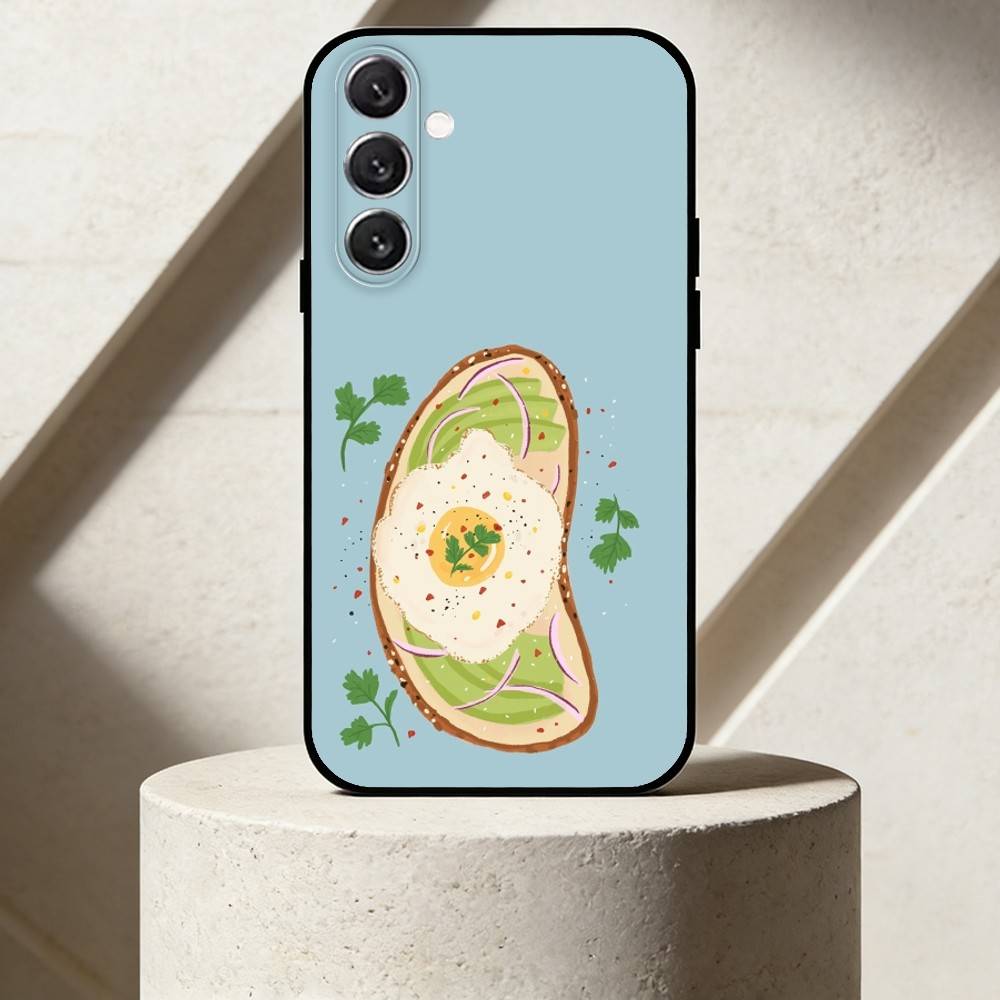 V-Vector cartoon Phone Case For Samsung Galaxy A91,80,73,72 ,71,53,52,32 ,31,22,21s,20,Soft Black Case