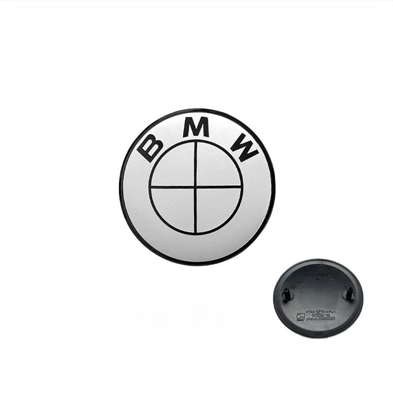 

For Bmw 1PC Sticker Emblem 82mm 74mm Hood Front Rear Trunk Logo E36 F20 E91 E53 E46 E39 E38 E90 E60 X1 X3 X5 X6 X7 74mm