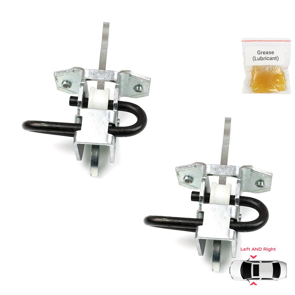 EDP1071-1 2 Pieces Left AND Right Door Catch Hinge Brake Stop Check Strap Limiter Lever Arm for BMW 3 Series E36 Coupe Convertible 51218161782