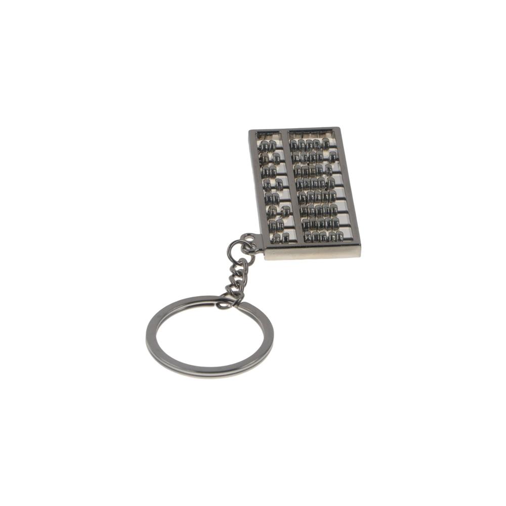 Creative 8 Rows Metal Ancient Simulation Calculator Tool Model Shape Keychain Keyring Keyfob Gift