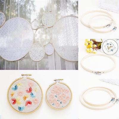 8/10/13/15/18/30cm DIY Nadelarbeit Kreuzstich Maschine Bambusrahmen Stickring Ring Runde Schleife Hand Haushaltsnähwerkzeuge