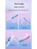 AV Dual-Head Heated Silicone Vibrator with Charger - Female Adult Erotic Massager