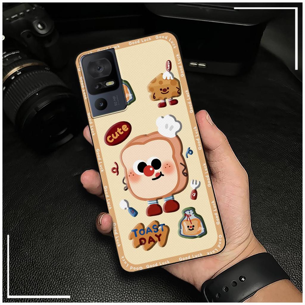 Silicone Full Wrap Phone Case For TCL 40SE/T610K Soft Case Anti-dust Anti-knock Shockproof Back Cover Cute Waterproof