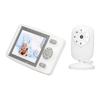 Baby Monitor Ecran 3.5in Lumină de Noapte Vorbire Bidirecțională Parolă Monitor Video Bebeluș 100?Ștecăr britanic de 240V