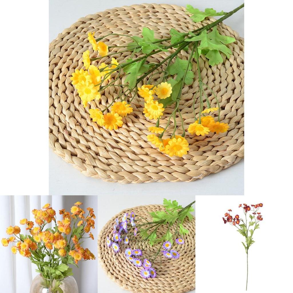 Silk Mimic Chrysanthemum Floral Arrangement For Home Party And Photography Use