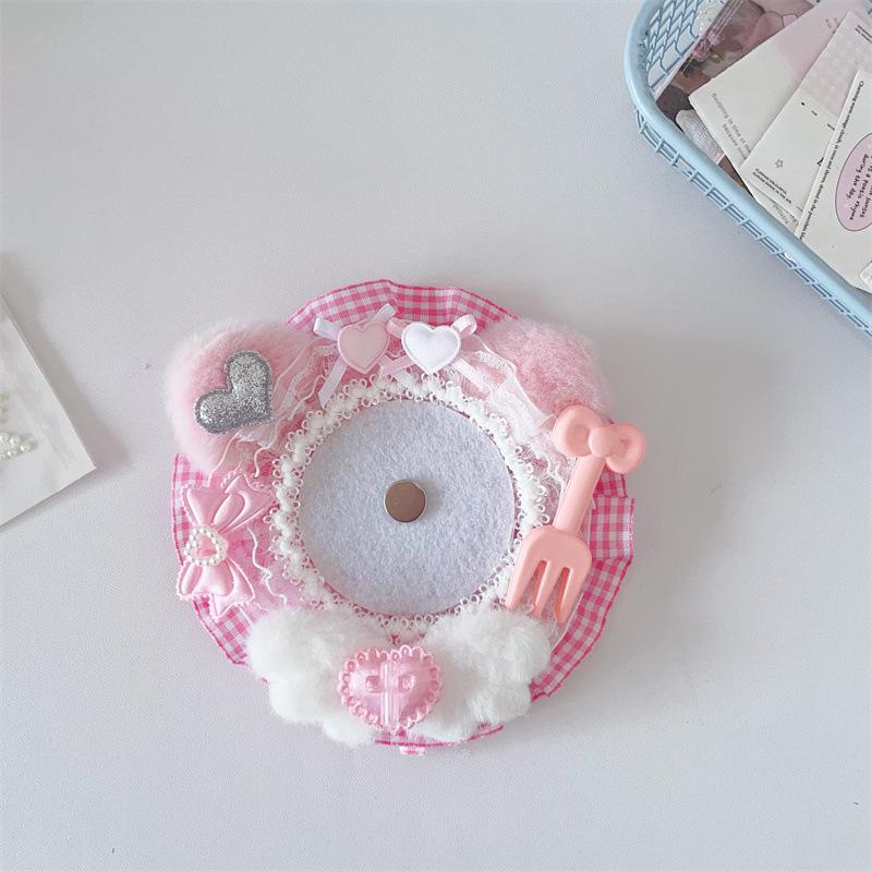 Lace Handmade Cute Girl Brooch Pin Holder & Display for Itabag