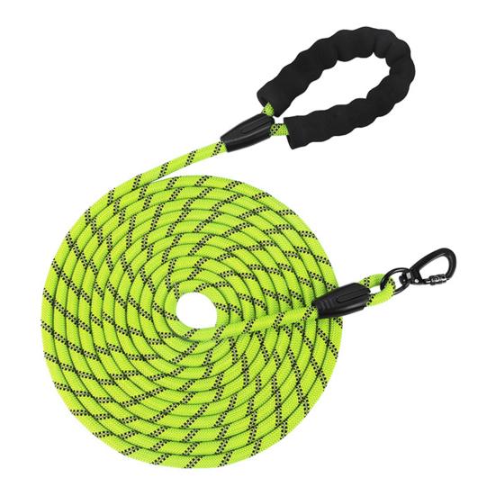 

Pet Leash Heavy Duty Rope Leash for Medium And Large Dogs with Elastic Cushioning And Reflective Strips Extra Long Durable Nylon Webbing for Safe S