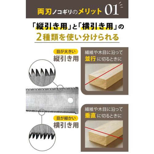 Folding Double-Edged Saw [Supervised by Plant Cultivation Professionals] Compact Storage "Brand by.Garage Brand Product