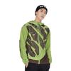 Li-Ning Badfive Series Color Block Striped Print Zip Windbreaker Men Outerwear Bright-Moss-Green AFDT059-5