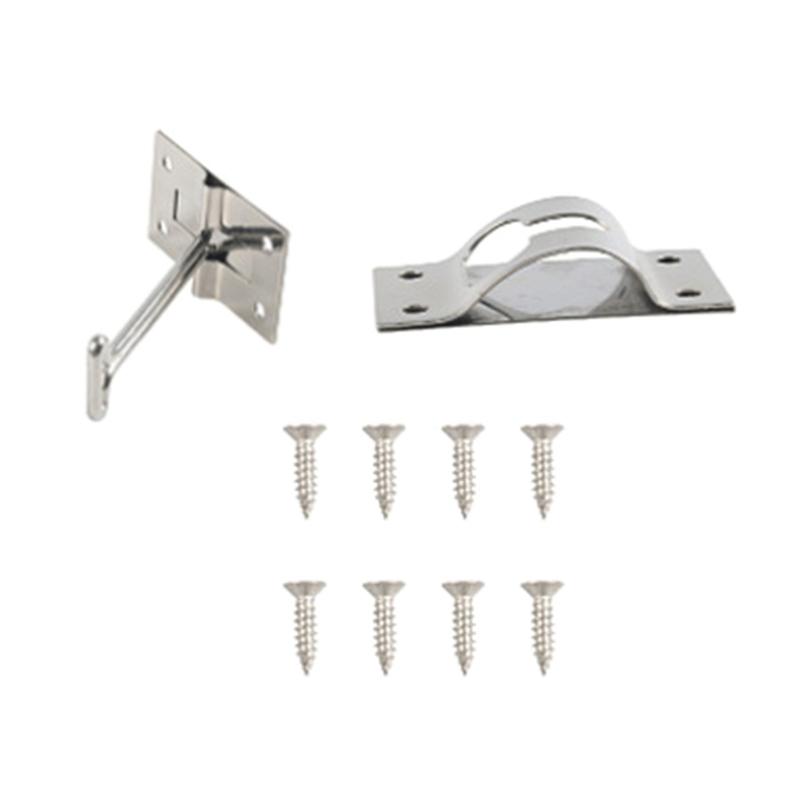 Stainless Steel RVs Door Holder Latches Catch for Trailer,Camper,Cargo,Truck 4" 6'' Door Catch Latches T-Style Holder