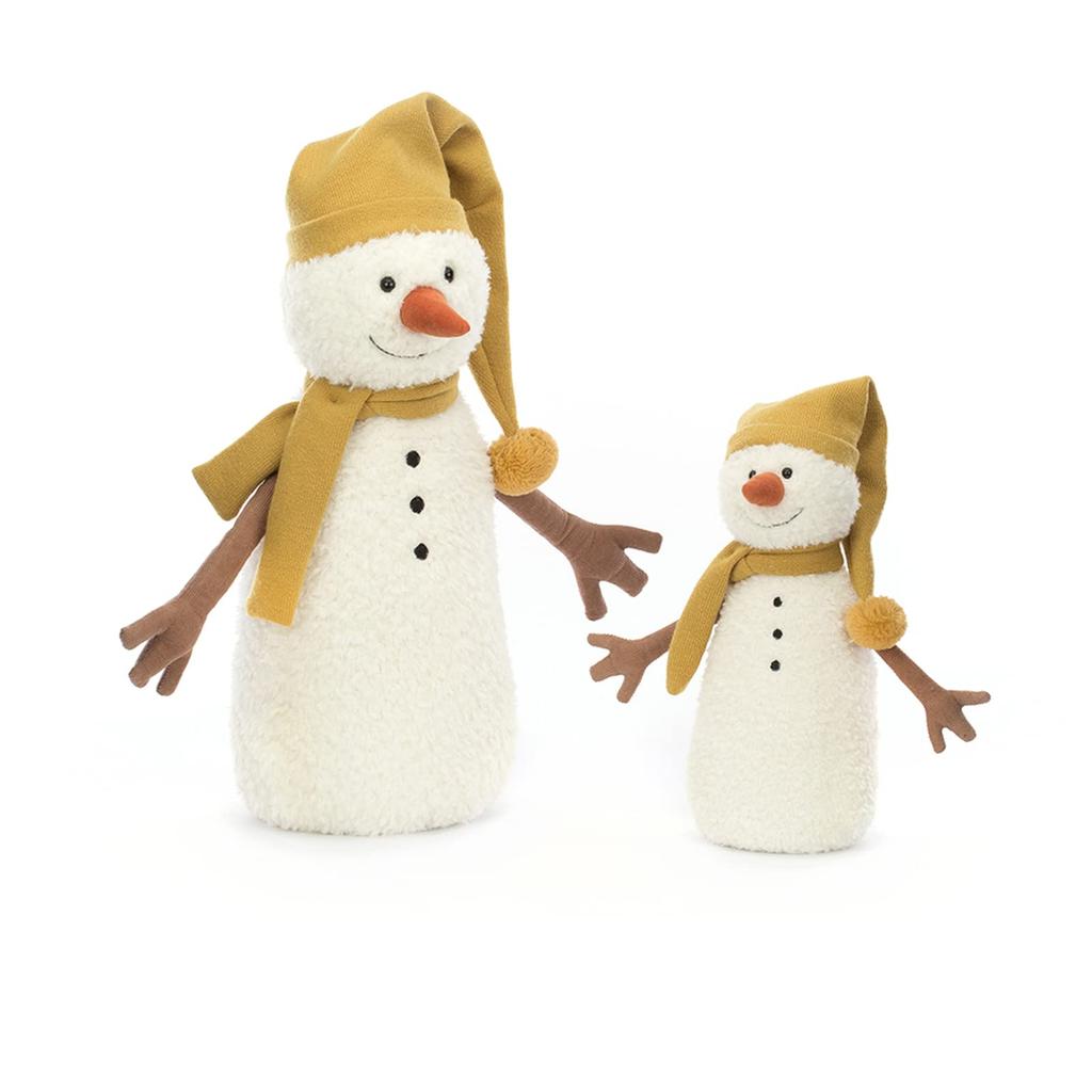 Jellycat Lenny Snowman Stuffed Little Plush,