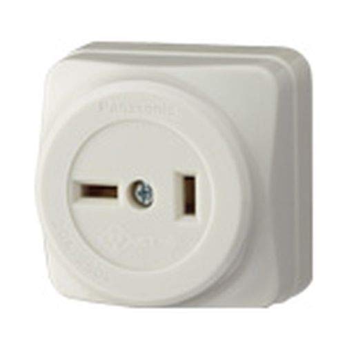 

Panasonic 2P20A Square Outlet Milky White WK1220W