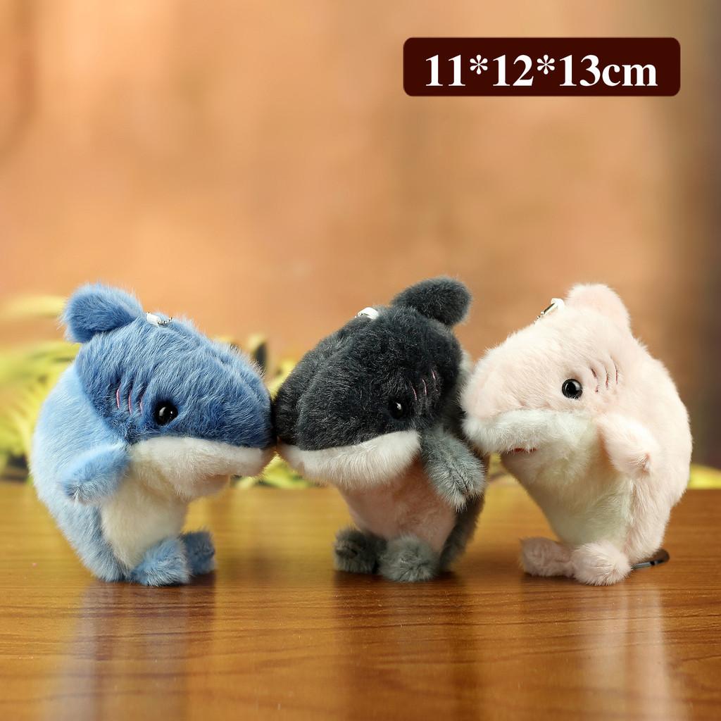 Shark Seal Plush Keychain With Pp Cotton Fill For Kids And Adults