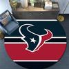 Houston Texans2 Round Area Rug,Carpet Rug for Living Room Bedroom Sofa Playroom Decor,Non-slip Floor Mat