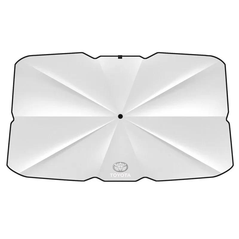 Car Sunshade Umbrella Windshield Folding Front Parasol Umbrella Type Sun Shade for Toyota Corolla Camry Yaris Hilux Prius Auris