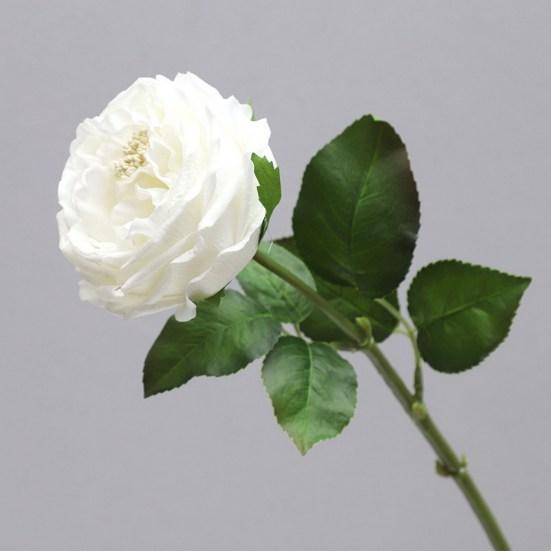 Realistic Vivid No Watering Not Withered Hemming Imitation Rose Faux Silk Rose Flower Wedding Garden Decoration