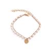 Vintage Double-Layer Heart Pearl Bracelet - Chic & Unique Retro Pearl Jewelry