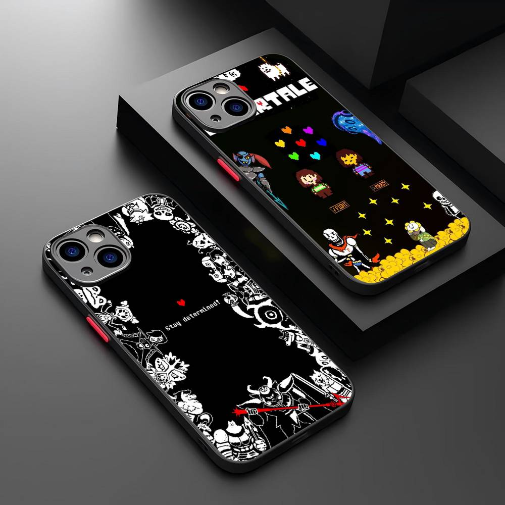 U-Undertale Phone Case For IPhone 16e 16 15 14 13 12 11 Pro Max X XS MAX Plus Spuerstar Matte Cover