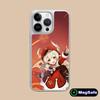 Game GI Klee Mobile Phone Case for iPhone 17 16 15 14 13 12 11 Air Pro Max Plus Magsafe Silver Plating Colorful Cover Cellphones