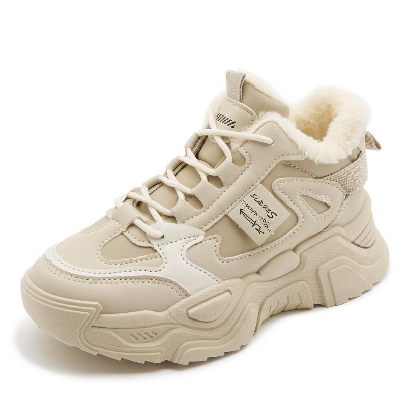 Casual snow boots women's winter velvet thickened shoes new high-top sports shoes warm shoes