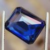 12 Cts Heated Ceylon Blue Sapphire Emerald Cut Certified Loose Gemstone I386 W8c58