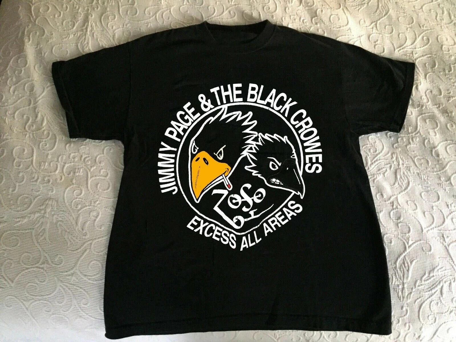 Винтажная Редкая Черная Футболка The Black Crowes Excess Tour Мужская S-234XL M