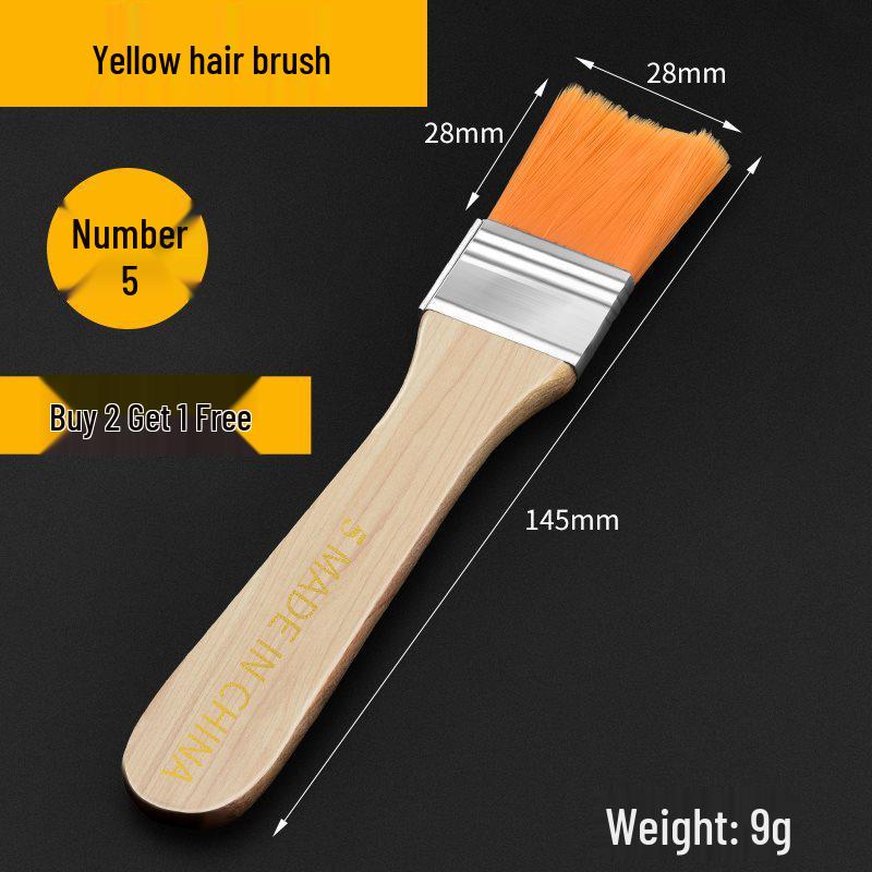 Soft Nylon Bristle Industrial Cleaning and Dusting Brush - No Trace, Wool, and Latex Paint Brush