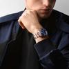 Longines HydroConquest Automatic Ceramic Blue Dial Red Gold Tone PVD Two-Tone Stainless Steel Bracelet Men's Watch (L3.782.3.98.7)